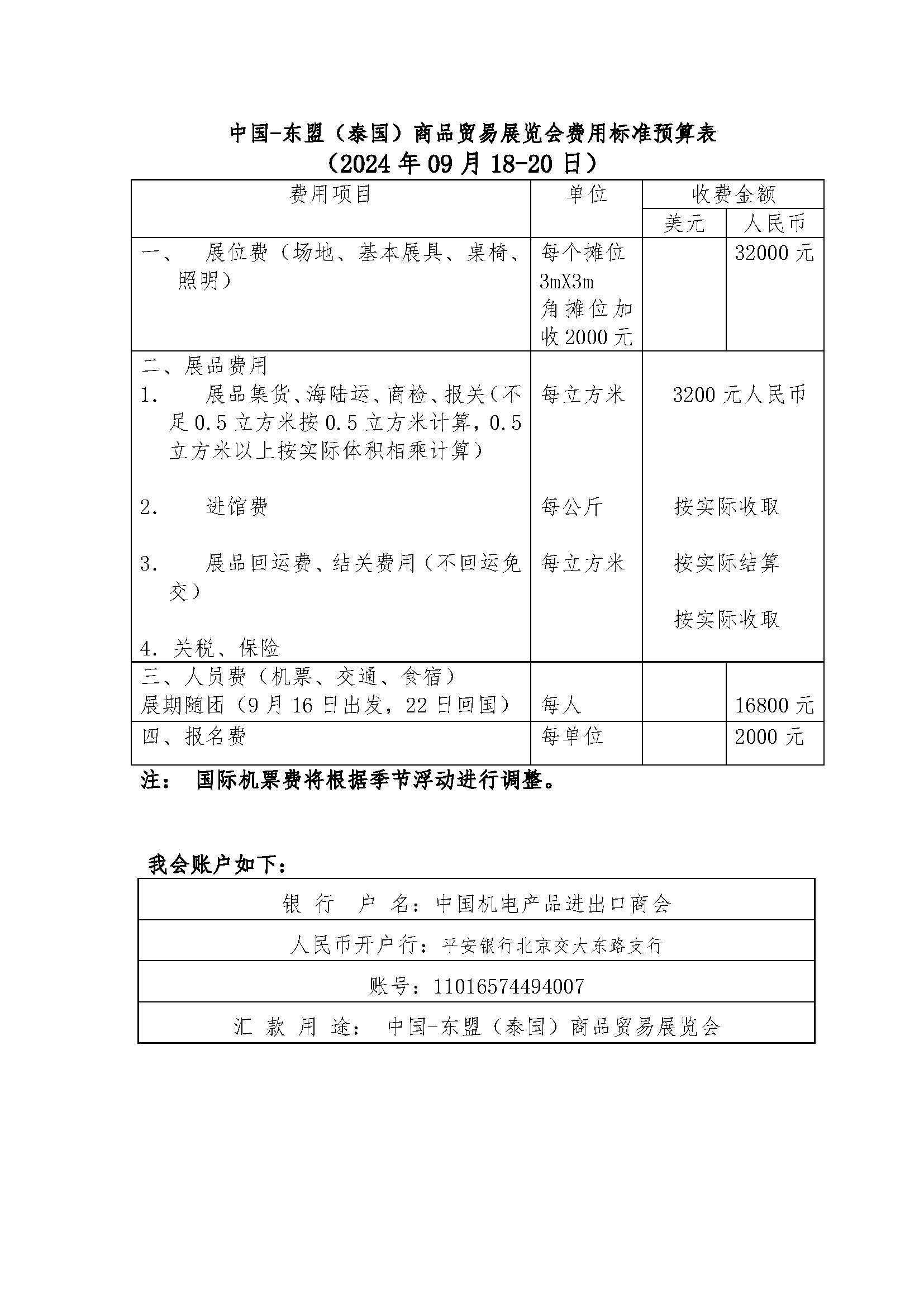 关于组织企业参加中国-东盟（泰国）商品 贸易展览会通知(图4)